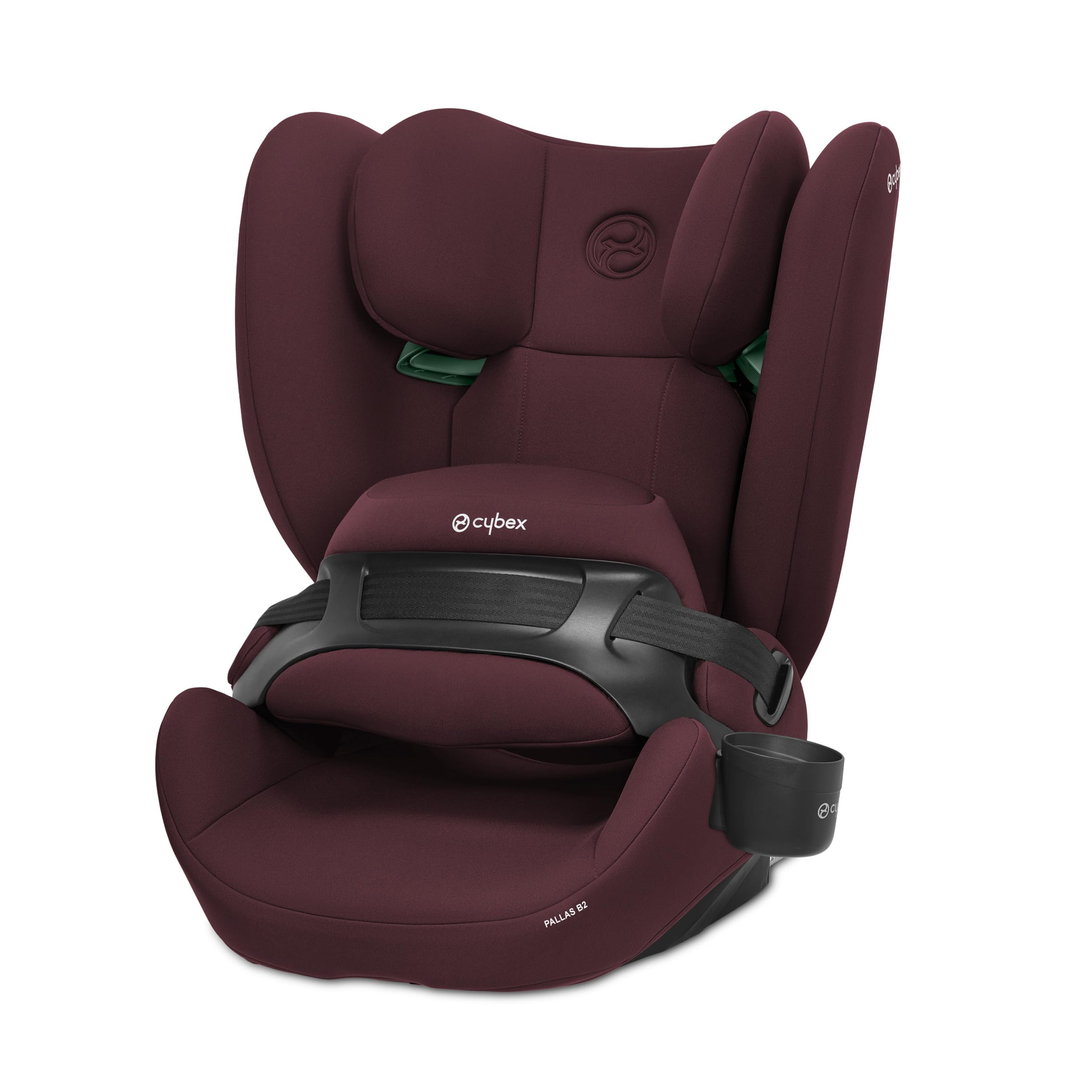 CYBEX Silver Seggiolino Auto Pallas B2 i-Size, ISOFIX, Gruppo 1/2/3 (9-50 kg), Da circa 15 Mesi fino a 12 Anni, Incluso Porta Bevande, Rumba Red