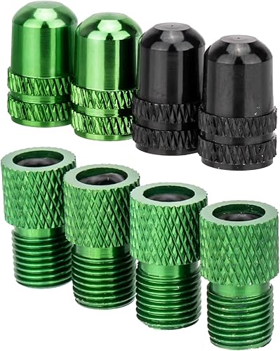 Presta - Adaptador de válvula Convierte Presta a Schrader para bicicletas, bicicletas eléctricas, scooters eléctricos y coches Inflar neumático