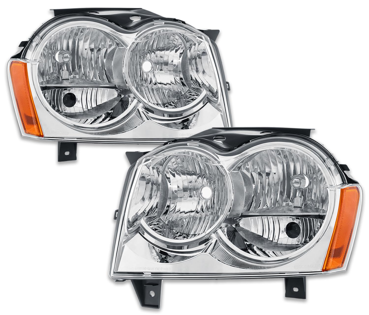 KUIPERAUTO Chrome Halogen Headlights