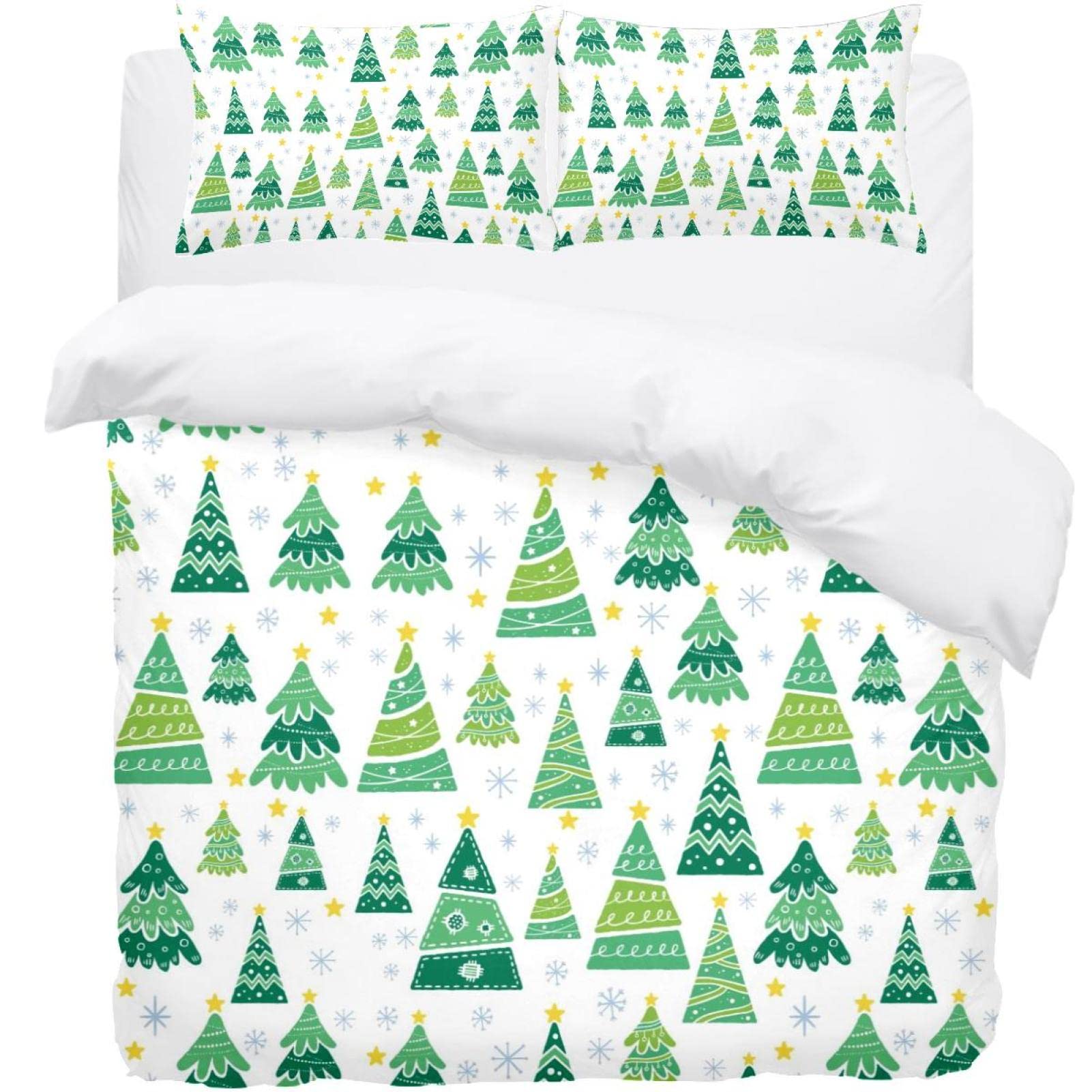 Parure de lit anti-drap froid housse de couette arbres