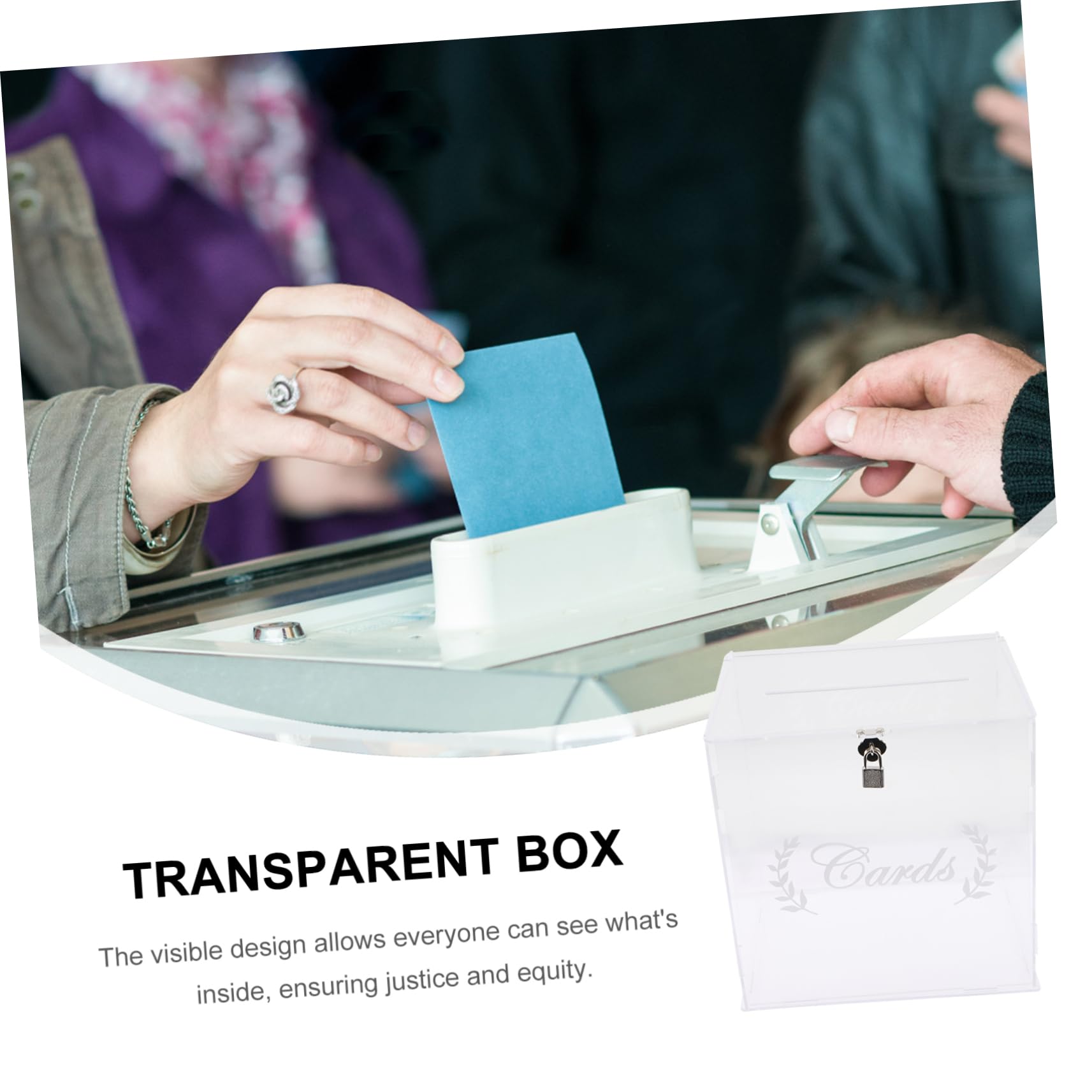 SHOWERORO Hochwertige Transparente Acrylbox Für Hochzeitskarten Und Geldgeschenke Stilvolle Spendenbox Für Hochzeitsfeiern Und Empfänge Für Erinnerungen Und Glückwünsche