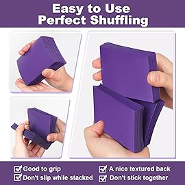 Purple Card Sleeves 200 Pack Compatible with MTG Card Sleeves,Sturdy Sleeves Matte Back Finish, Perfect Shuffling - Protect All Your Trading Cards Collectible Cards, Never Tear