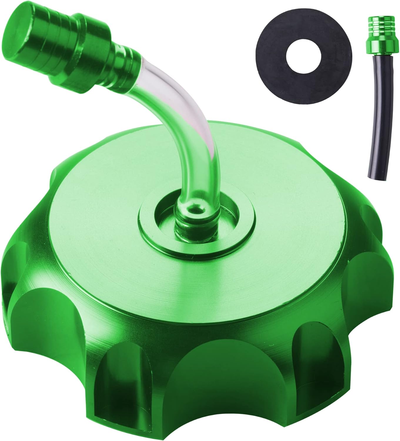 JINGKE CNC Aluminum Gas Fuel Tank Cap with Breather Valve for 50cc 70cc