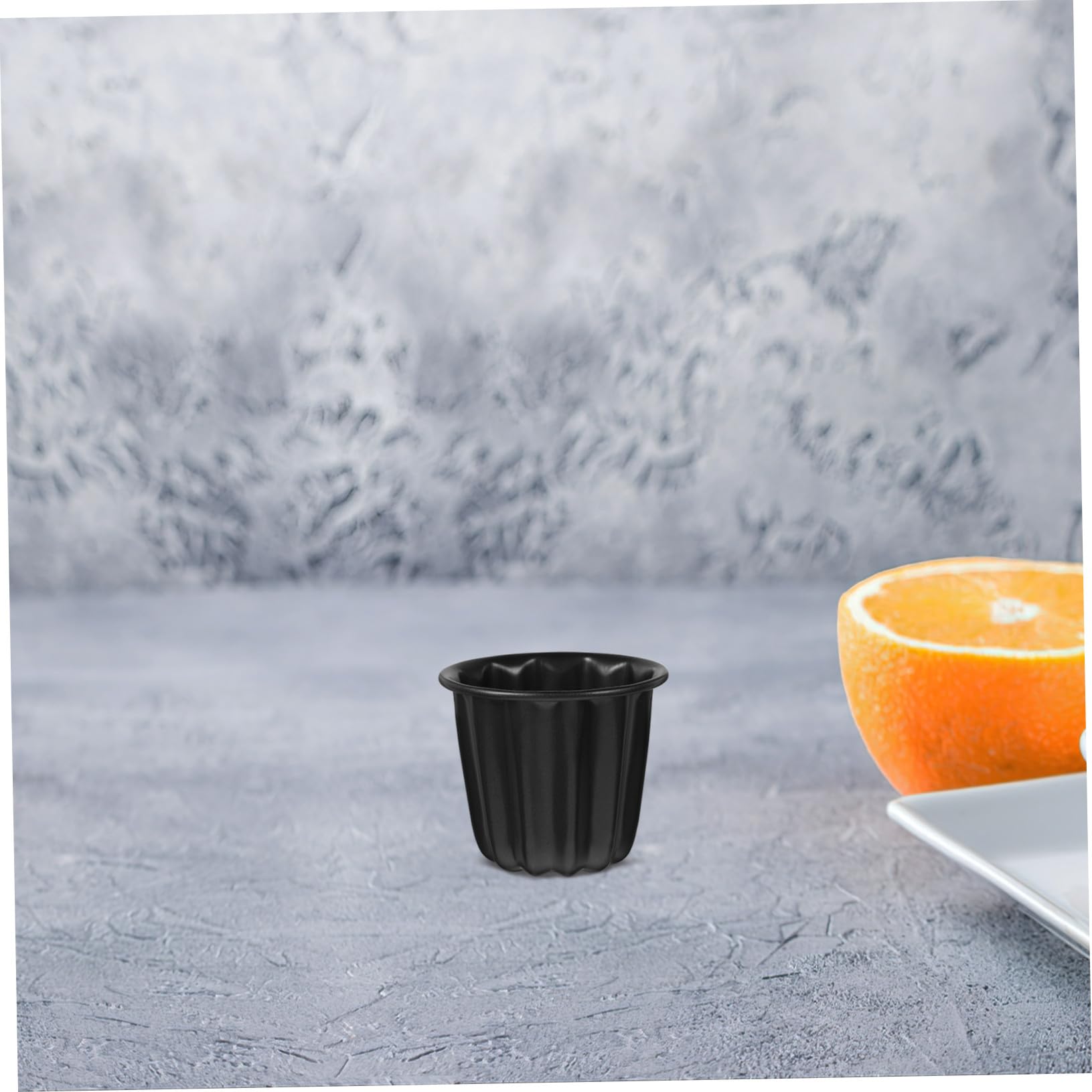 4 Stück Muffin Canelé Backformen aus Kohlenstoffstahl Antihaftbeschichtet Multifunktional für Kuchen Pudding und Gelee für Haushalt und Gastronomie