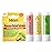 Hion Nausea Relief Inhaler 3pcs-Grapefruit, Lemon and Mint, 100% Natural Essential Oils Inhalers