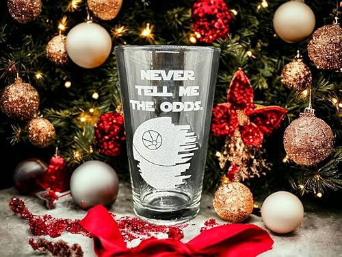 Miniatura 3 de Juego de 4 vasos de pinta grabados Star SW Pew Pew, Never Tell Me, Dangerous To Go Solo, Rebel, Star Space Noises Sci-Fi Wars, juego de cuatro vasos