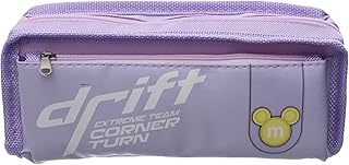 Zipper Pencil Case with Modern Design for School and Office Sleek and Functional, Purple