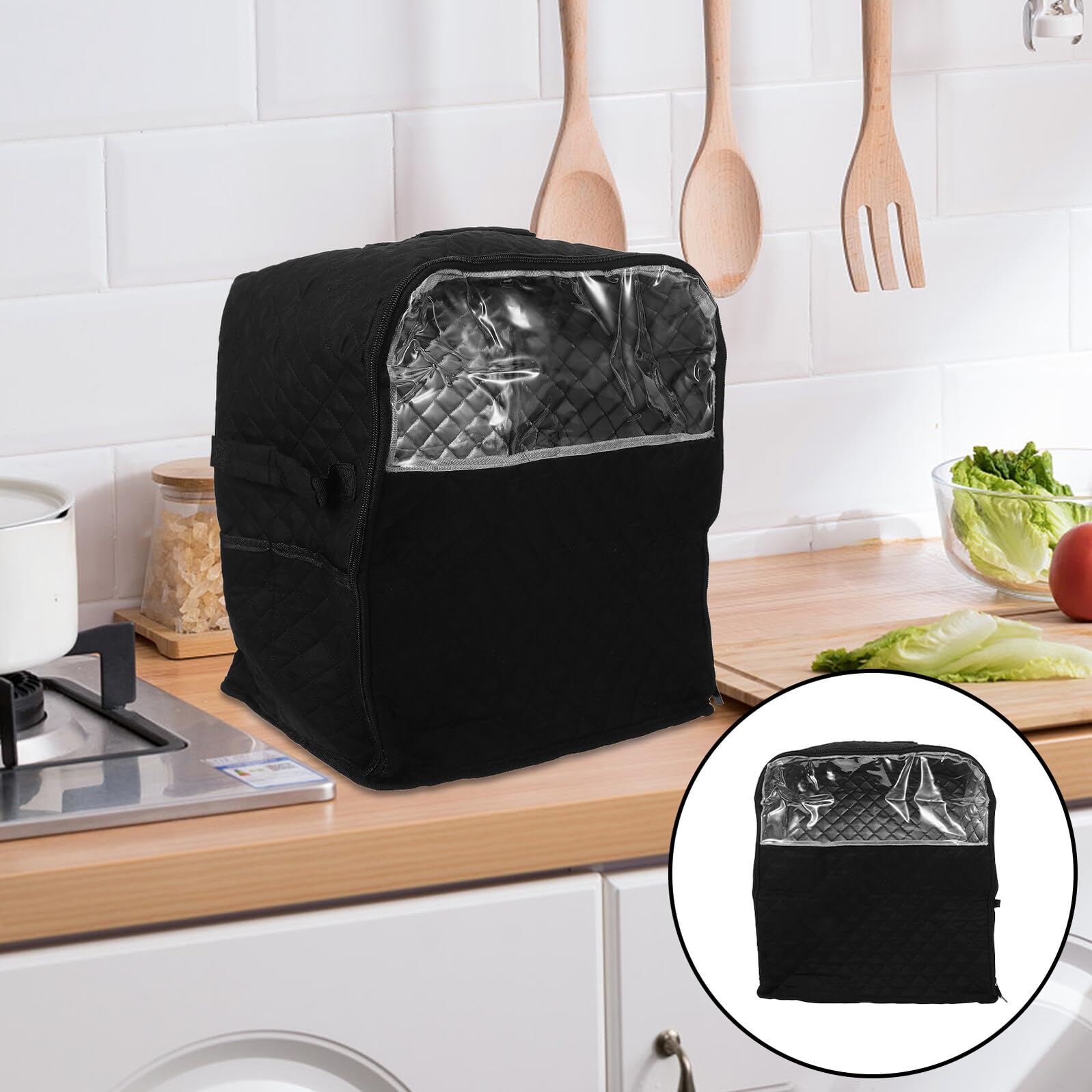 8quart Staubschutzhülle für Standmixer Aufbewahrungstasche für Küchenmaschinen Schutzhülle für Mixer Staubschutz für Küchenmaschinen Faltbare Abdeckung für Küchengeräte