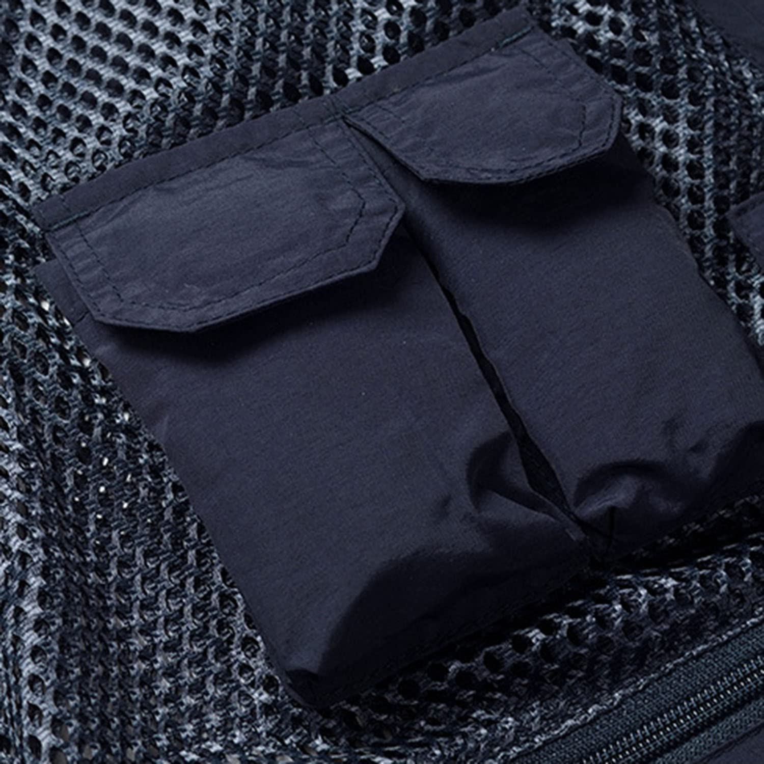 Chaleco Multibolsillo para Hombre Chaleco De Pesca Casual para Exteriores Chaleco Transpirable De Verano Chaqueta De Fotografía De Viaje Multifuncional Sin Mangas