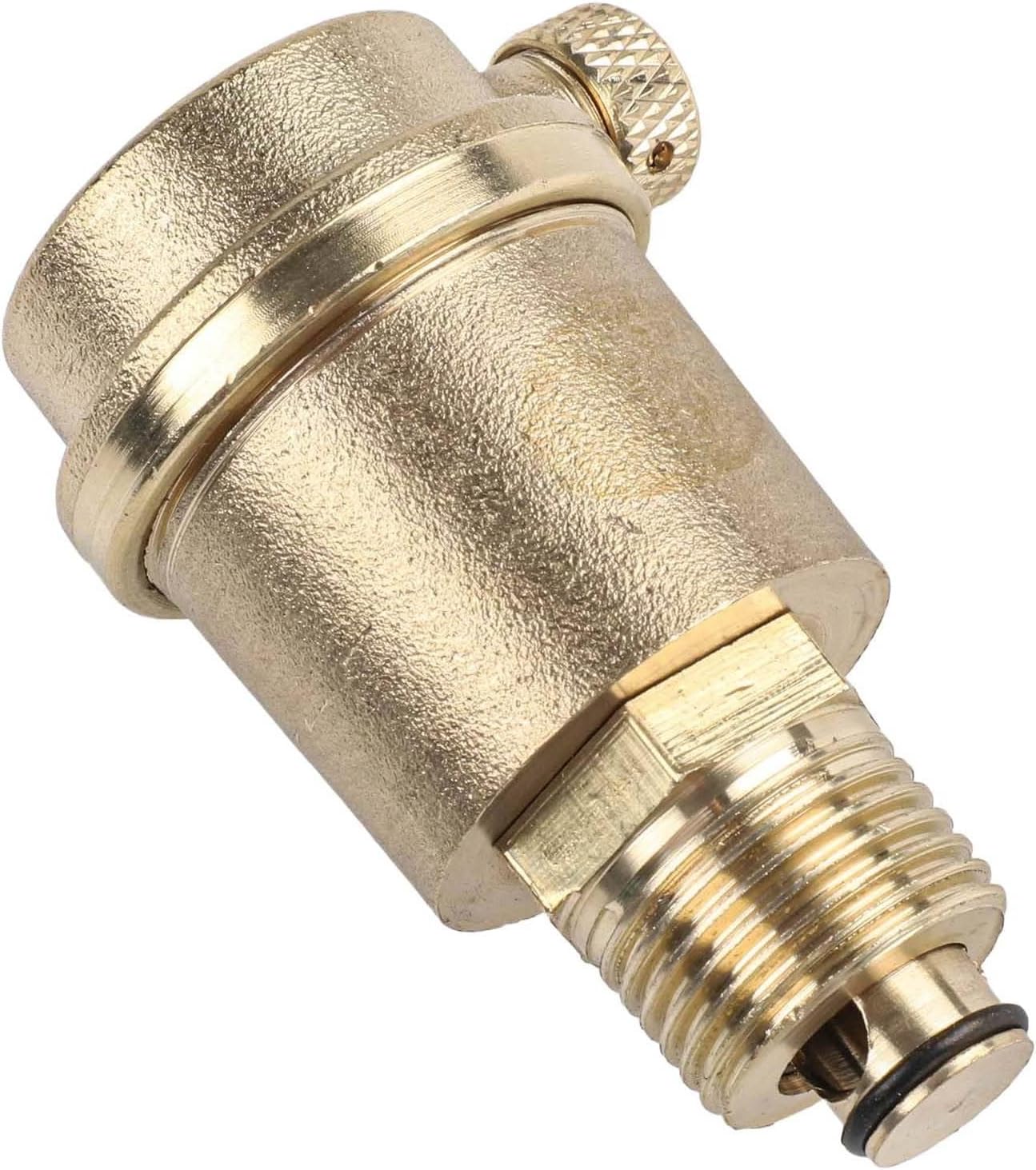 Automatic Air Vent Valve 1/2 For BSP Brass for Hot and Cold Water Solar Heating Pressure Release Vertical Pipe Installation