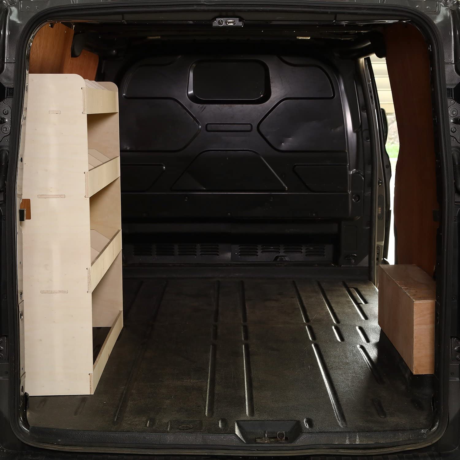 Vanify - Kompatibel mit Volkswagen Transporter T5 T6 L2 2003+ Fahrzeugeinrichtung Fahrzeugregale, Fahrerseite hinten Regal