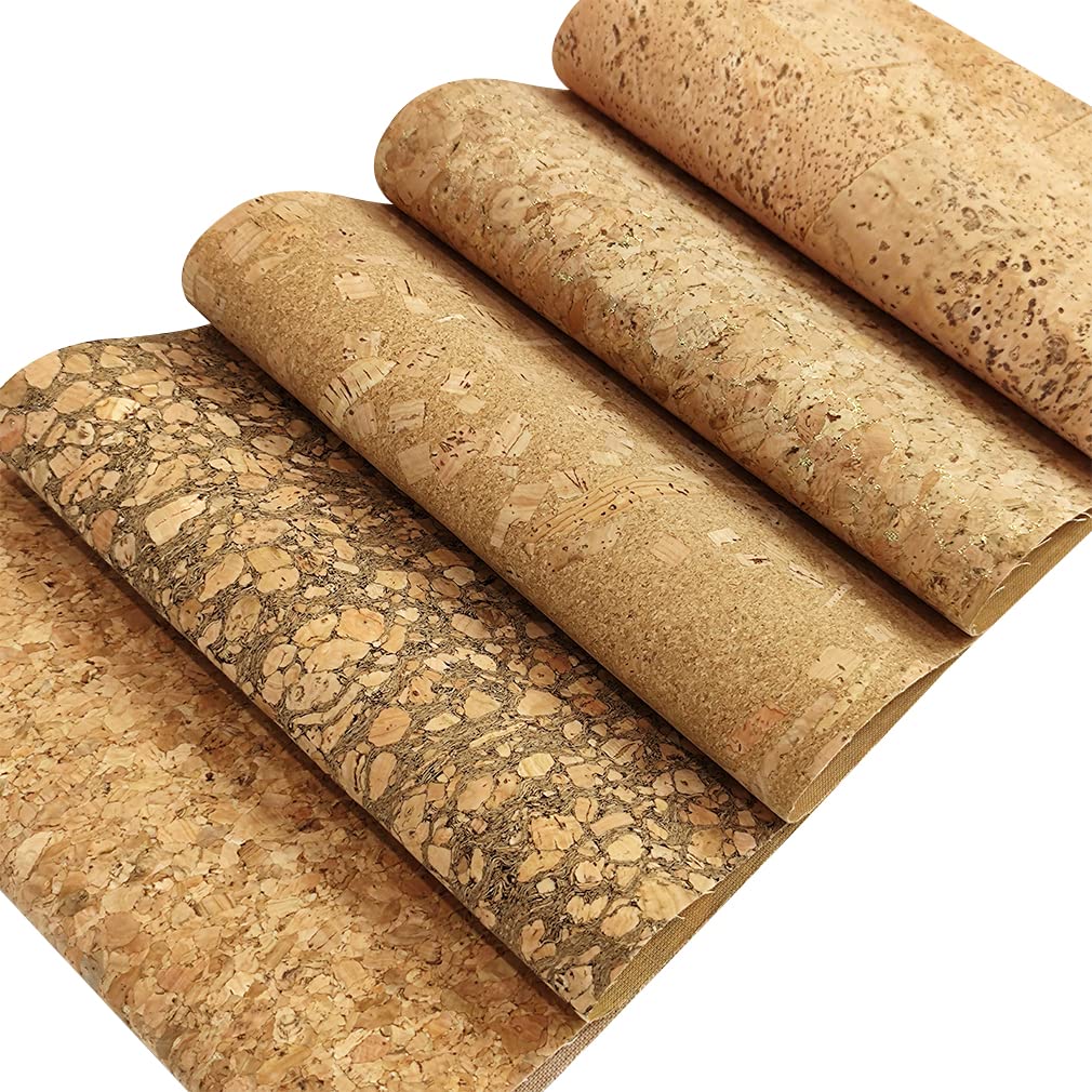18 Fogli Di Ecopelle Morbida 20x30 Cm | Pelle Sintetica Per Fiocchi, Orecchini, Accessori Capelli E Progetti Fai Da Te | Marrone E Colori Assortiti