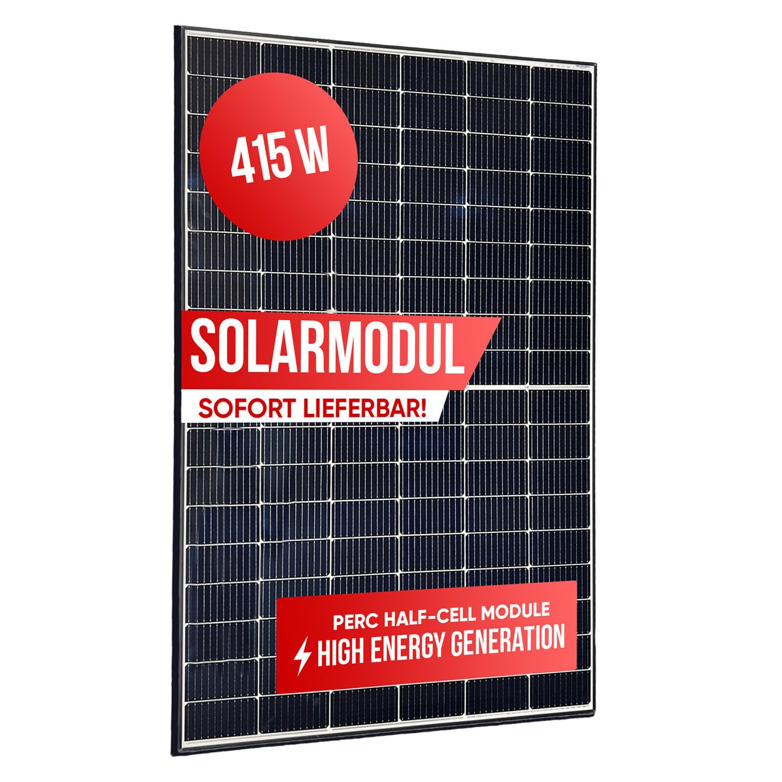 Premium Solarpanele für Solaranlage 415 W black Frame Modell 2024 inkl. Lieferung