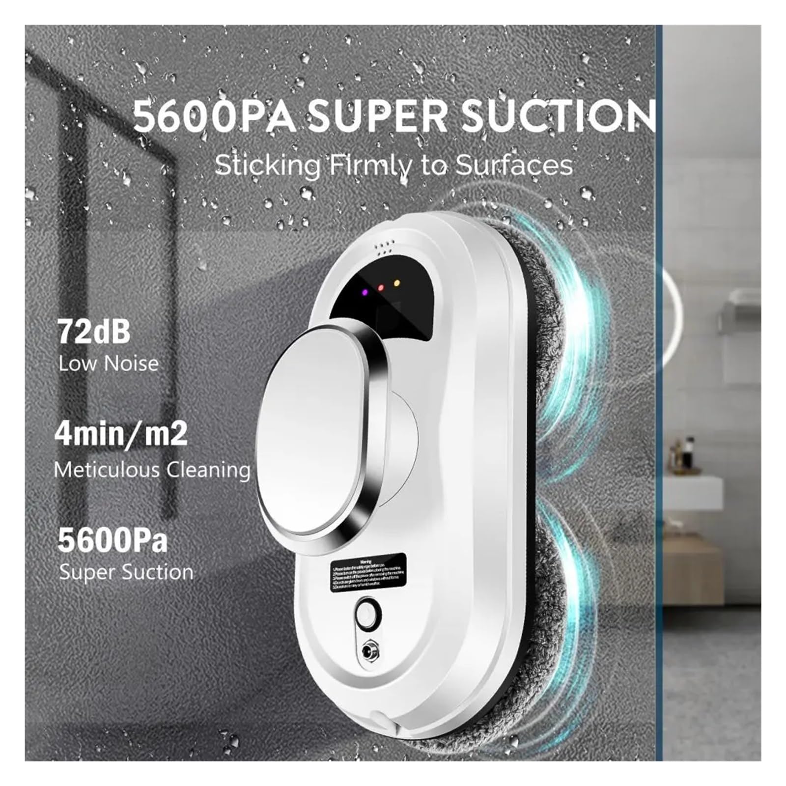 Robot Aspirapolvere Ultra Sottile For La Pulizia Delle Finestre Lavavetri Elettrico For Vetri Limpiacristales Telecomando For Casa