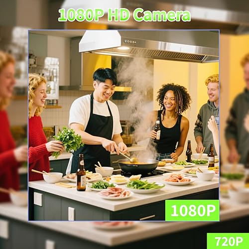 Miniatura 4 de Mini cámara inalámbrica de seguridad para el hogar, cámara para interiores y exteriores, cámara 1080P HD, pequeñas cámaras inteligentes con WiFi