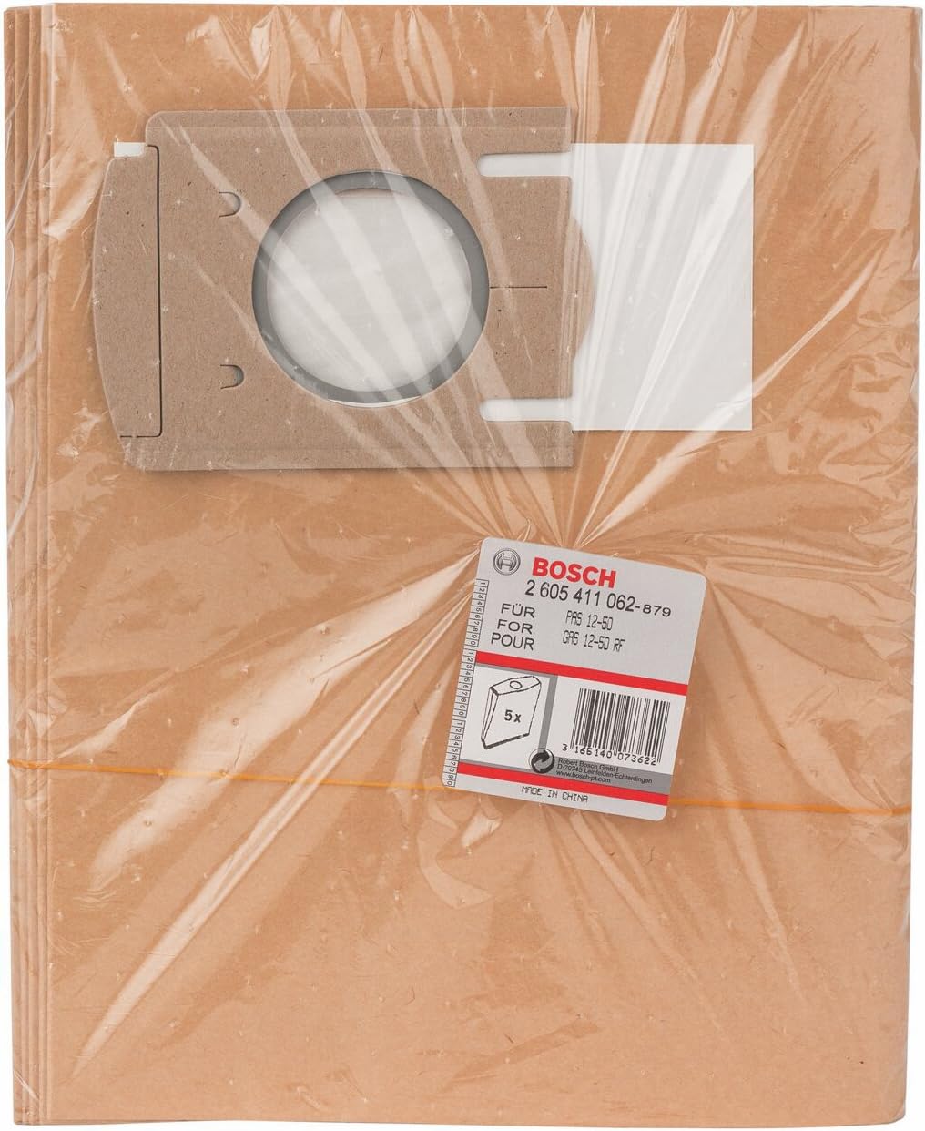 Bosch 2605411062 Paper Filter Bag for Bosch Extractors - 5 piece