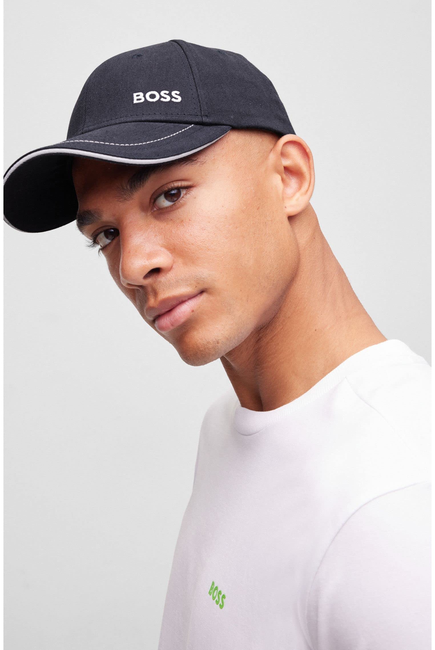 Hugo Boss Herren Cotton Twill Small Logo Cap Baseballkappe
