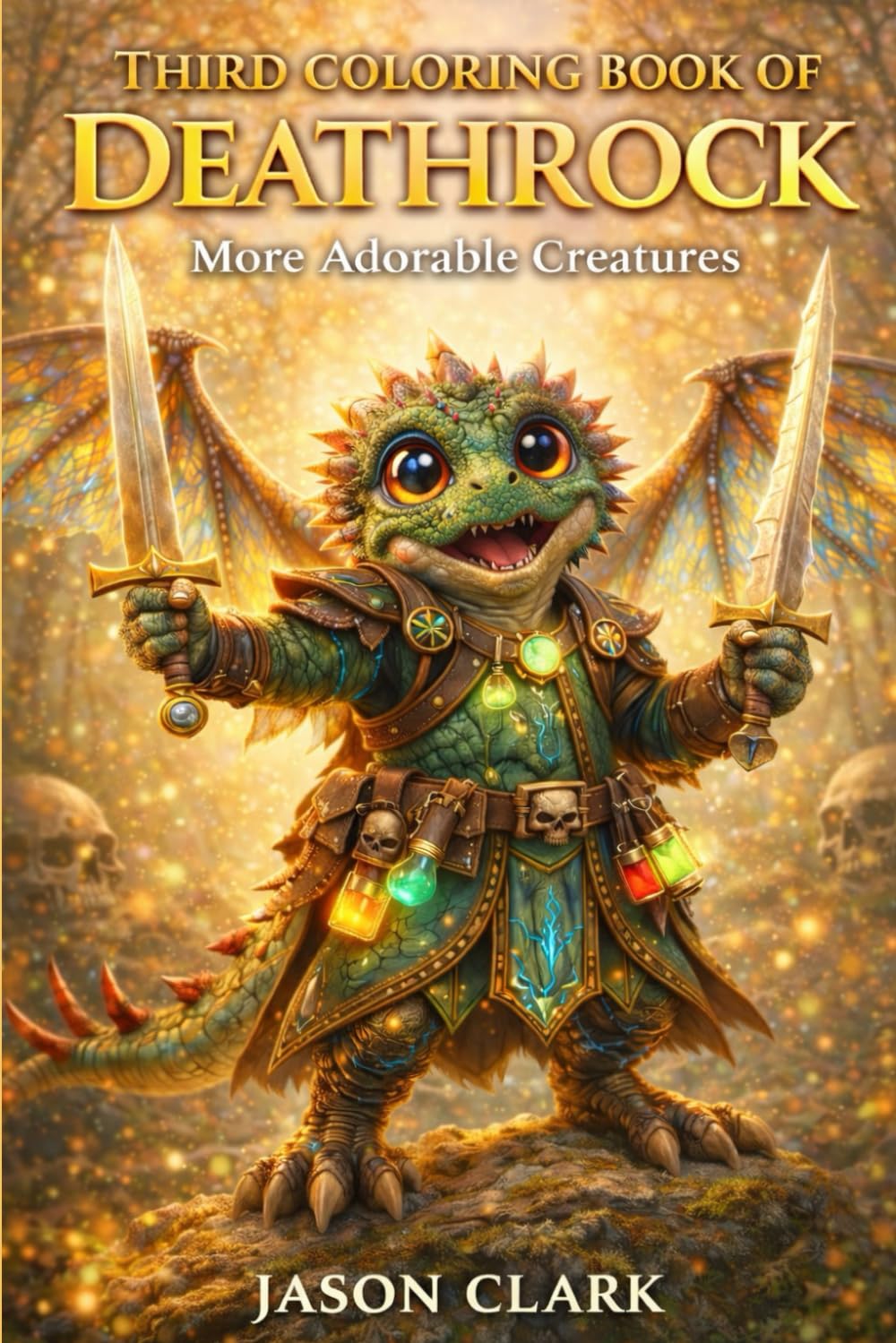 THIRD COLORING BOOK OF DEATHROCK: More Adorable Creatures (Creatures & Curiosities Coloring Series)