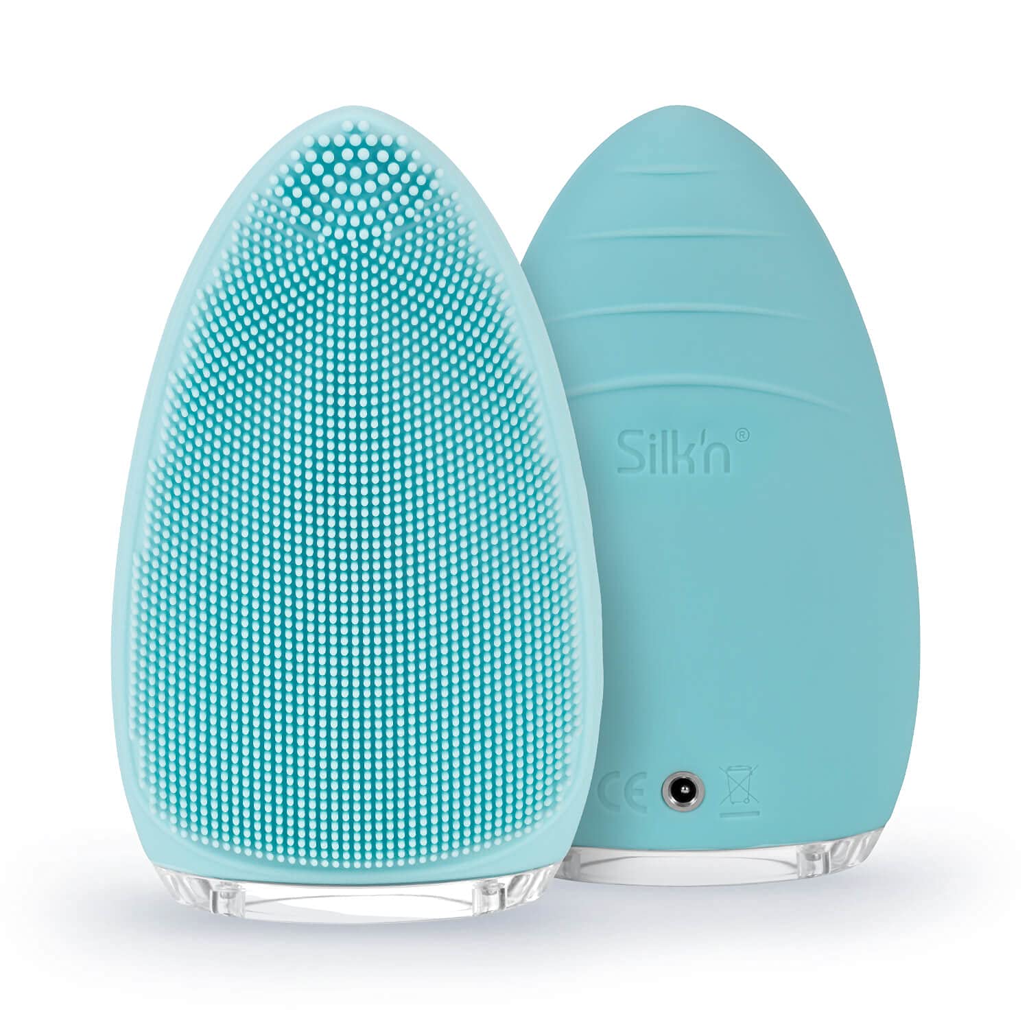 Silk'n Bright - Spazzola elettrica per il viso - Pulizia e massaggio - Silicone - Azzurro