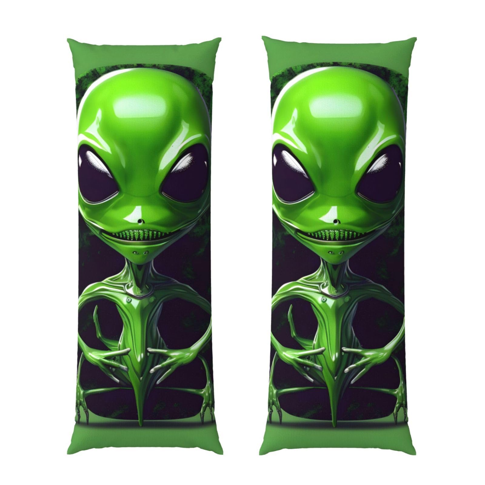 Housse de coussin de corps respirante et esthétique avec motif extraterrestre