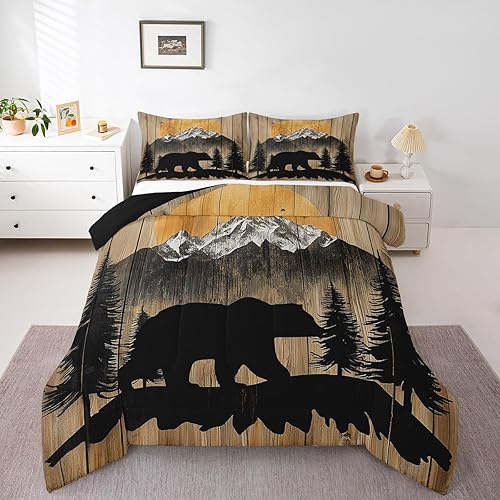 Miniatura 8 de Feelyou - Juego de edredón retro hippie con flores, tamaño King, para niños, con diseño de plantas florales botánicas de los 60 y 70, edredón Multi