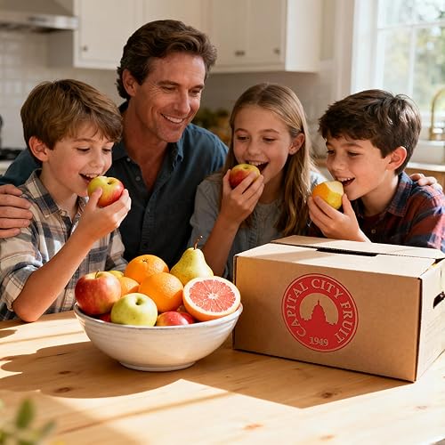 Miniatura 4 de Capital City Fruit Gourmet - Caja de regalo de fruta fresca Regalo para vacaciones, agradecimiento, mejorate Caja de regalo de condolencias Dulce
