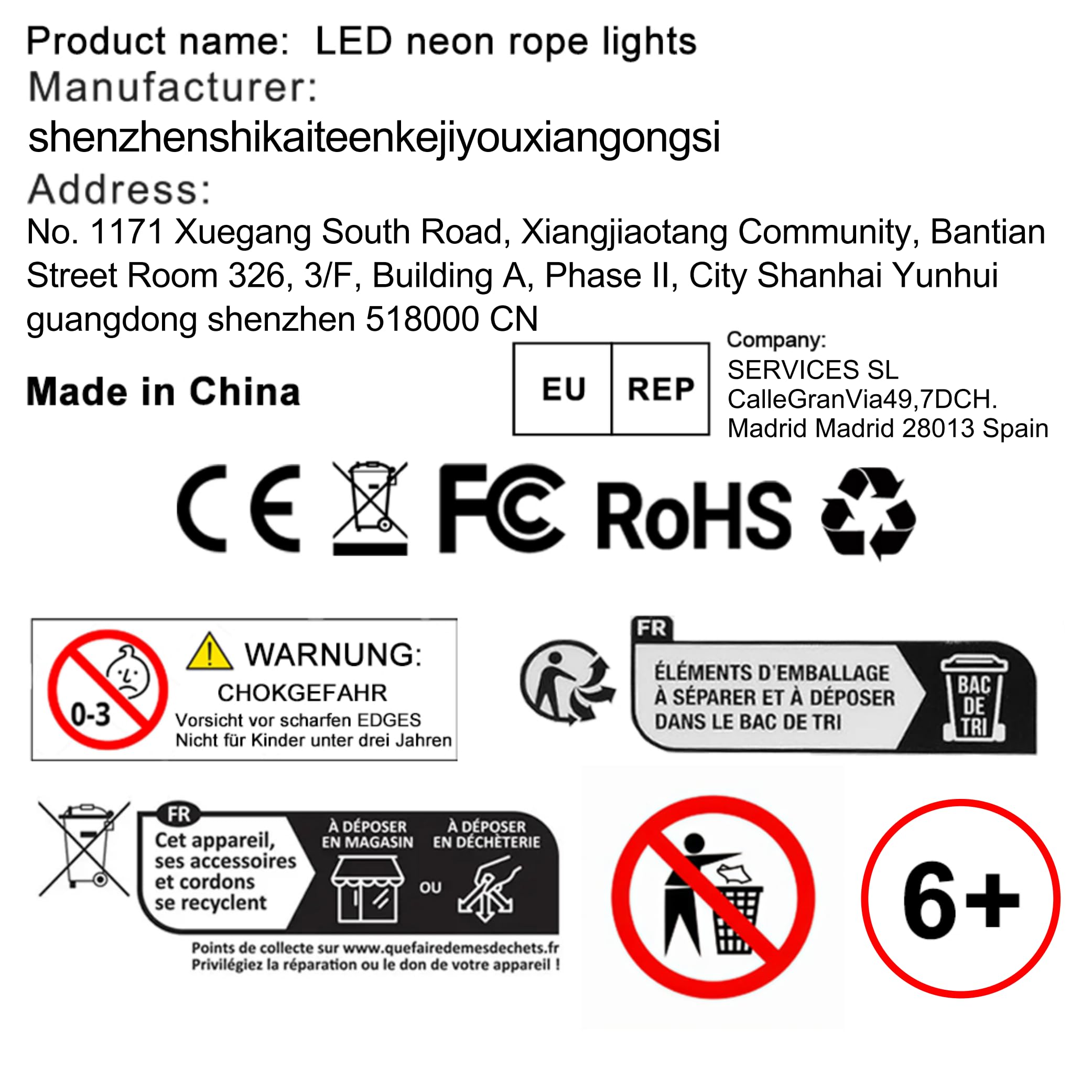 15 m de luces LED de neón, control con aplicación/mando a distancia, luz LED flexible, varios modos, IP65 luces de neón RGB para exteriores, resistente al agua