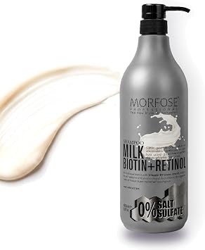 Morfose Sülfatsız Milk Biotin+Retinol İçerikli Tuzsuz Şampuan 1000 ml