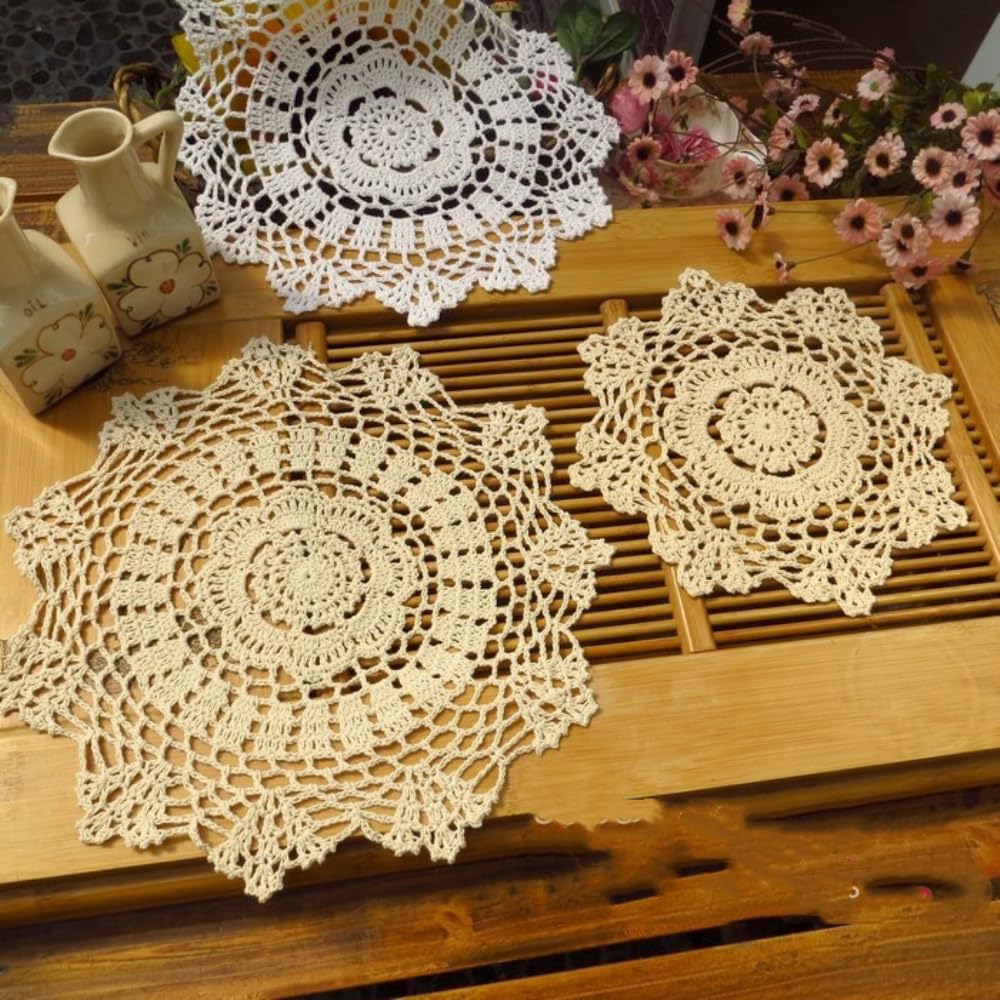 Set de Table Tressé à la Main en Fil de coton
