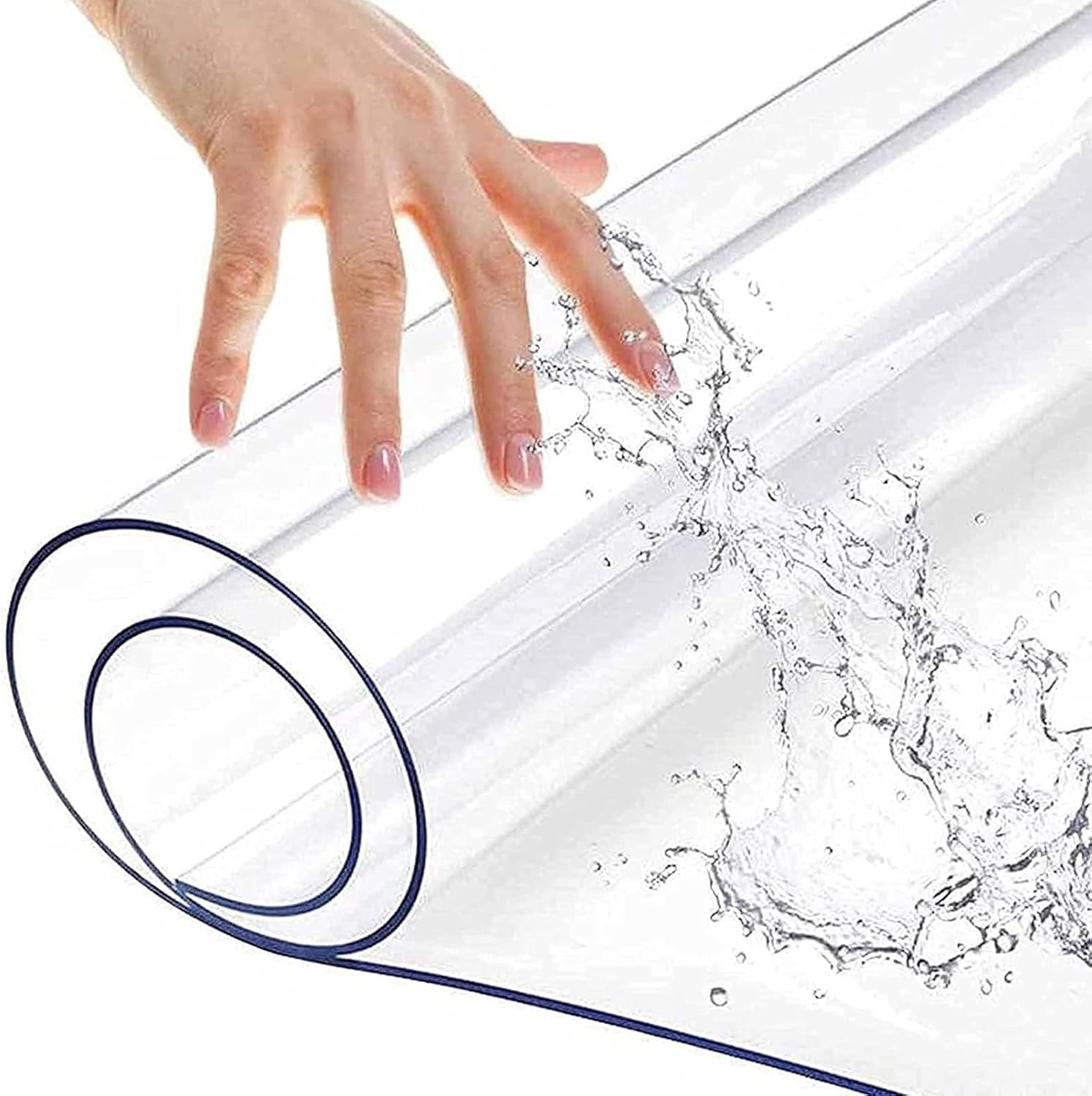 Waterproof Floor Protector Mat 2Mm Thick,Clear Carpet Protector for Hardwood Floor/Tile,Extra Large Runner Rugs Vinyl Transparent Mat,80Cm X 400Cm/2.6Ft X 13.1F,120CM X 700CM/3.9FT X 23FT