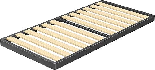 Miniatura 13 de Somier de metal Queen de 2 pulgadas con esquinas redondas, capacidad de 3000 libras, repuesto de listones de cama de perfil bajo con listones