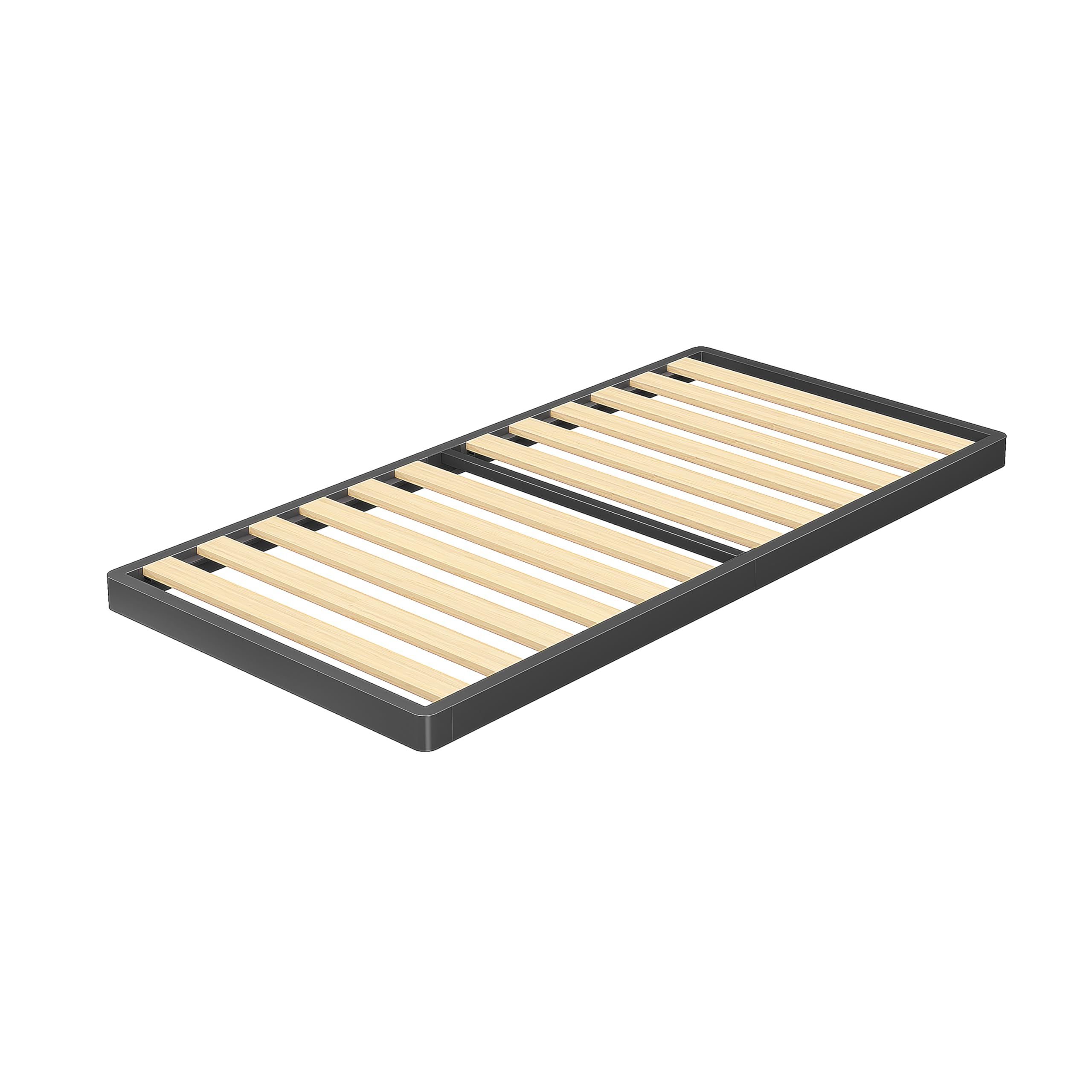 VIPSHOW 2 Inch Twin Sag-Proof Wooden Slats Box Spring