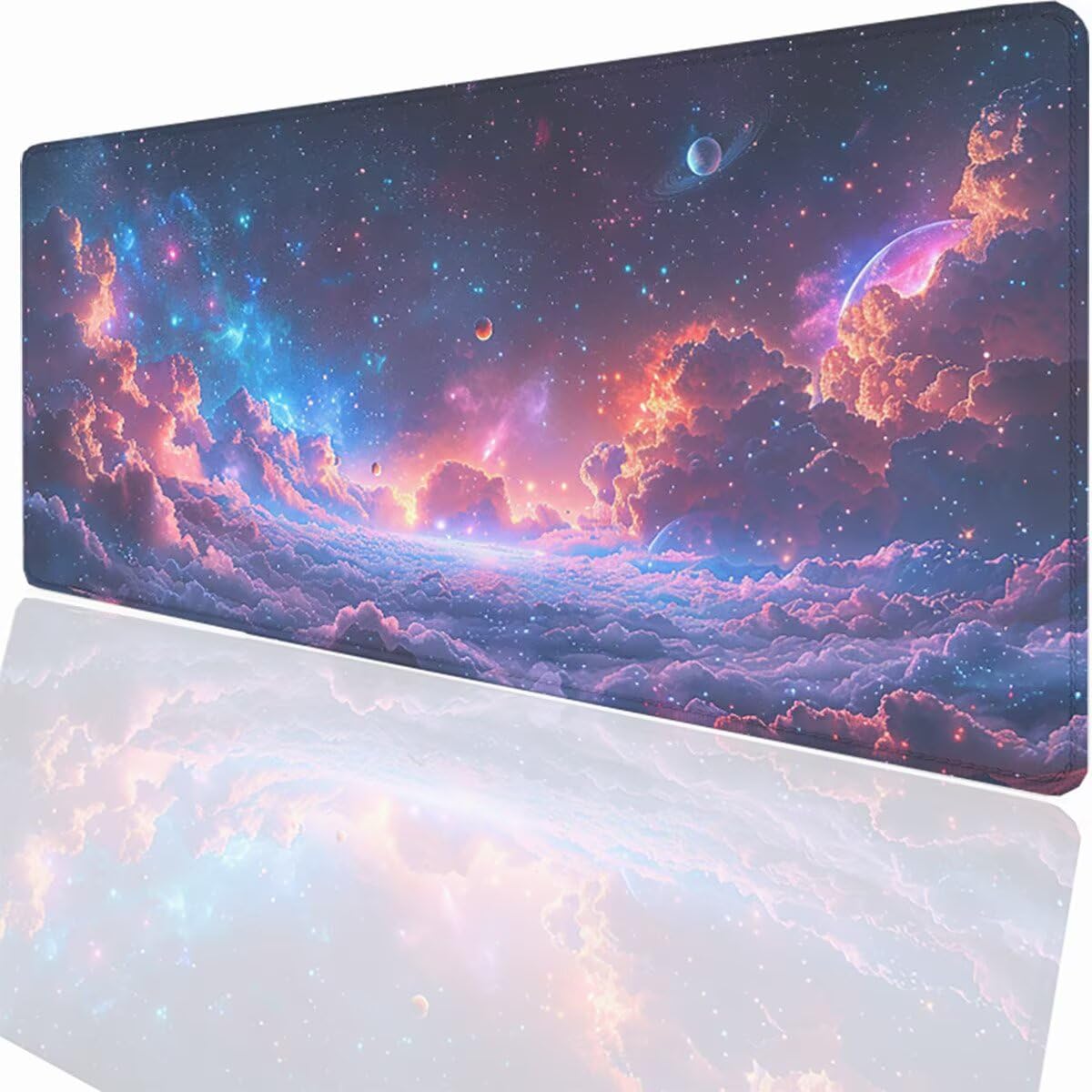 Tappetino per Mouse Gaming XXL 1200x600x3mm– Ufficio Mousepad Grande – Migliora la Velocità e la Precisione Tenuta Stabile Sottomano per Ufficio e Casa Accessori Scrivania Universo PjY9847 N-U