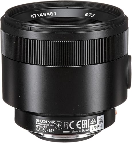 Miniatura 3 de Sony SAL-50F14Z Carl Zeiss Planar T 1.969 in F1.4 ZA Lente Fija