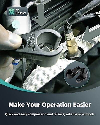 Miniatura 4 de SCITOO 7 unids Sensor Socket Unidad de Envío de Presión de Aceite Sensor Maestro Kit de herramientas para la mayoría de los vehículos modernos