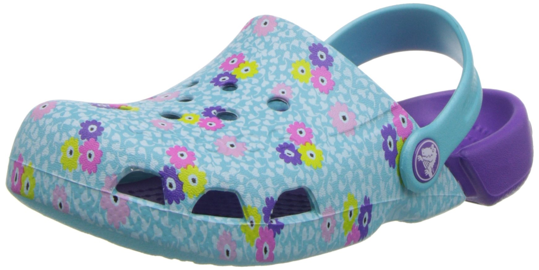 Crocs Girls' Electro Ditsy Clog PS