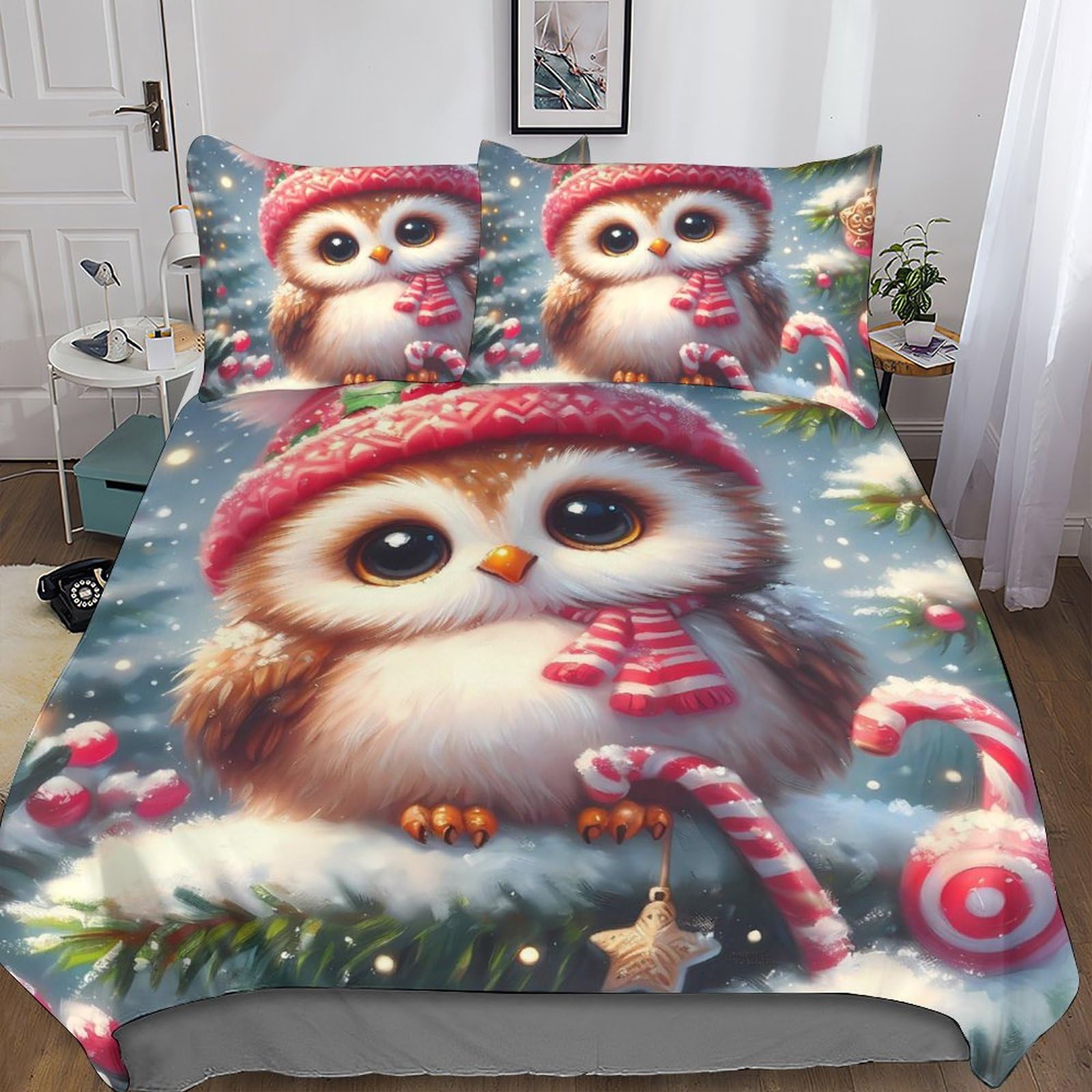 Housse de couette microfibre douce SCOOVY au fini imprimé 3D haute définition