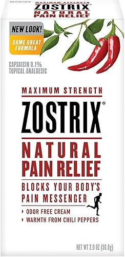Zostrix Crema para aliviar el dolor máxima fuerza 2 oz paquete de 3