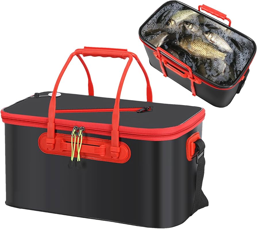 バス釣り引退セット バッカン付 Amazon.co.jp: 釣り バケツ 活かし 折りたたみ バケツ 水汲みバッカン