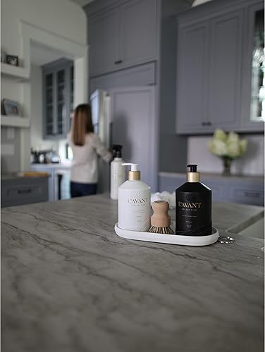 Miniatura 2 de L'AVANT Collective Limpiador de platos, sin plástico, bambú, alternativa ecológica a los cepillos de plástico, diseño ergonómico