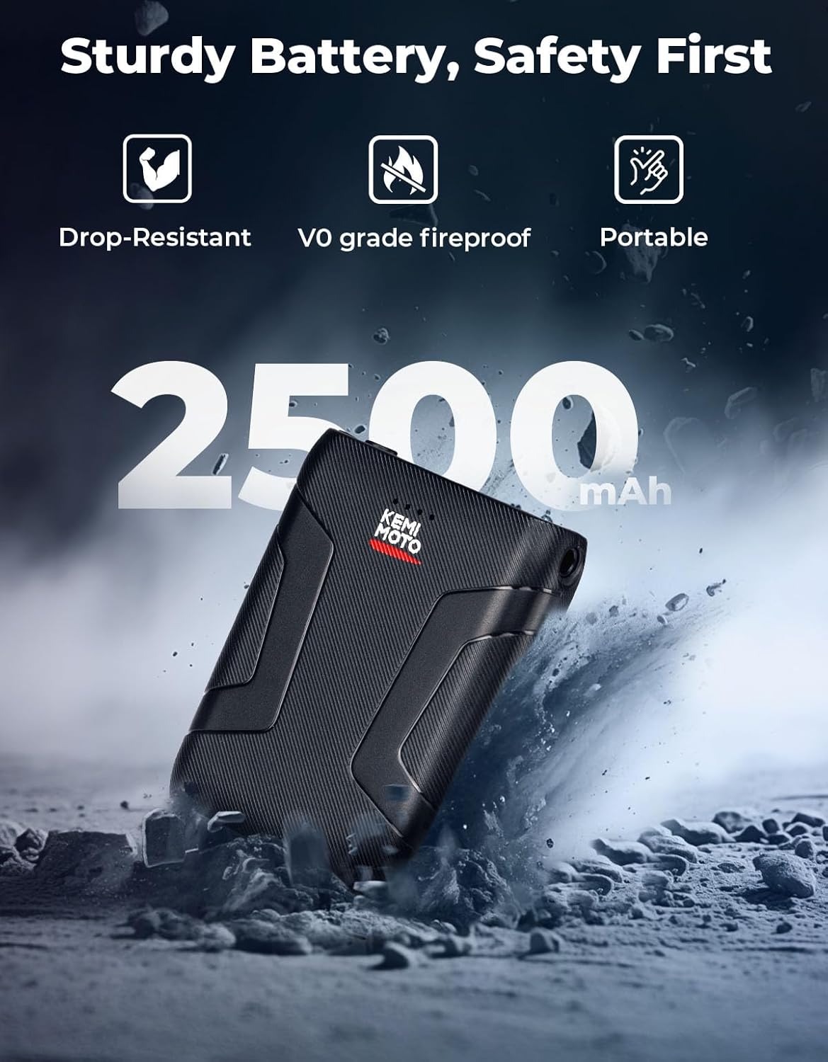 KEMIMOTO Heated Motorcycle Gloves for Men with Touchscreen, Rechargeable Electric Heated Leather Gloves for Winter, with EVA Pad for Riding, Skiing, Snowboarding - Image 5