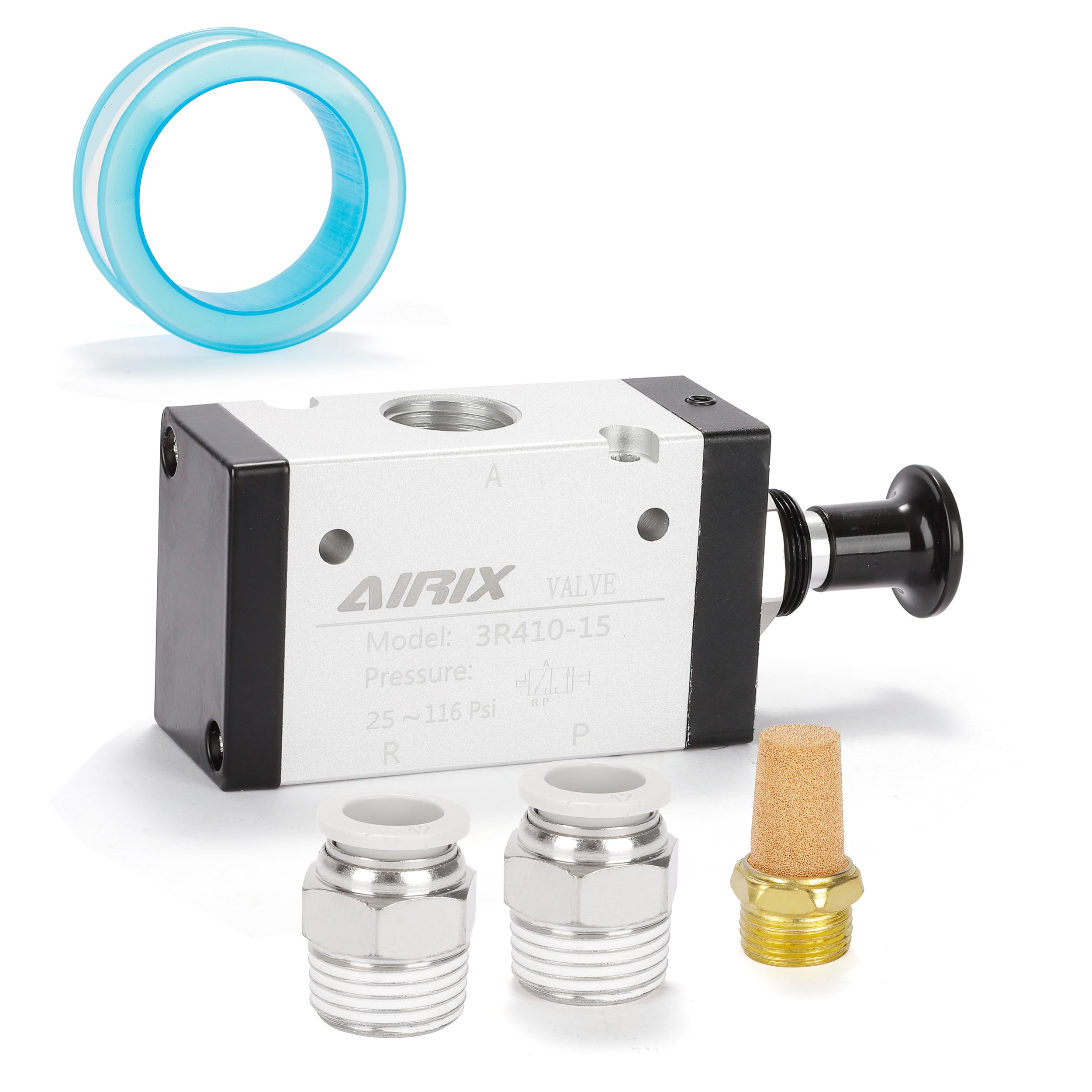 1/4" NPT Manual Control Valve 3R210-08, 3-Port 2-Position Hand Valve — Amazon image 8