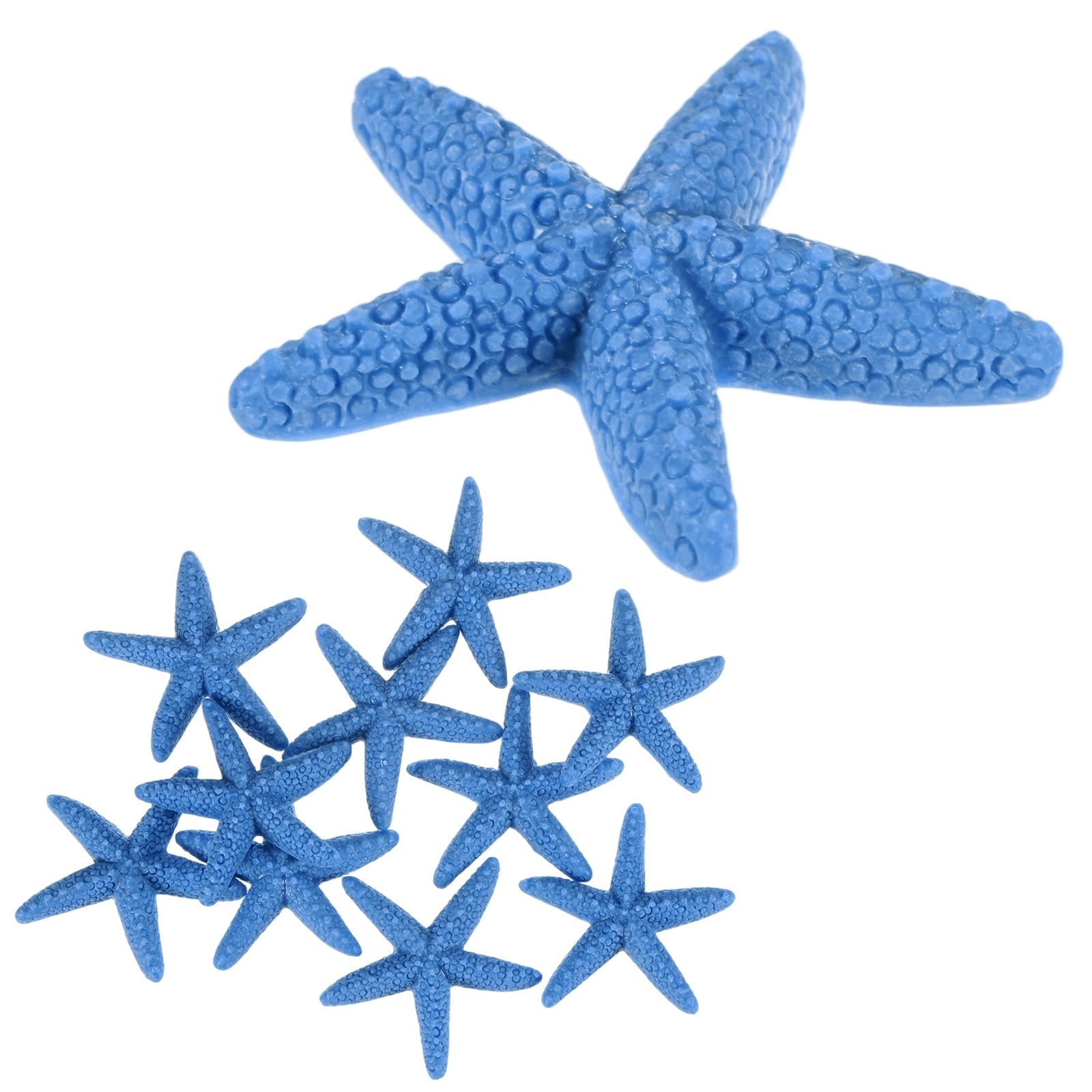 M METERXITY 20-Pack Starfish Decor, 1.65" PVC Artificial Mini Sea Star Decoration for Fish Tank/Aquarium Decoration/Beach/DIY Crafts/Nautical Theme Party [Purple]