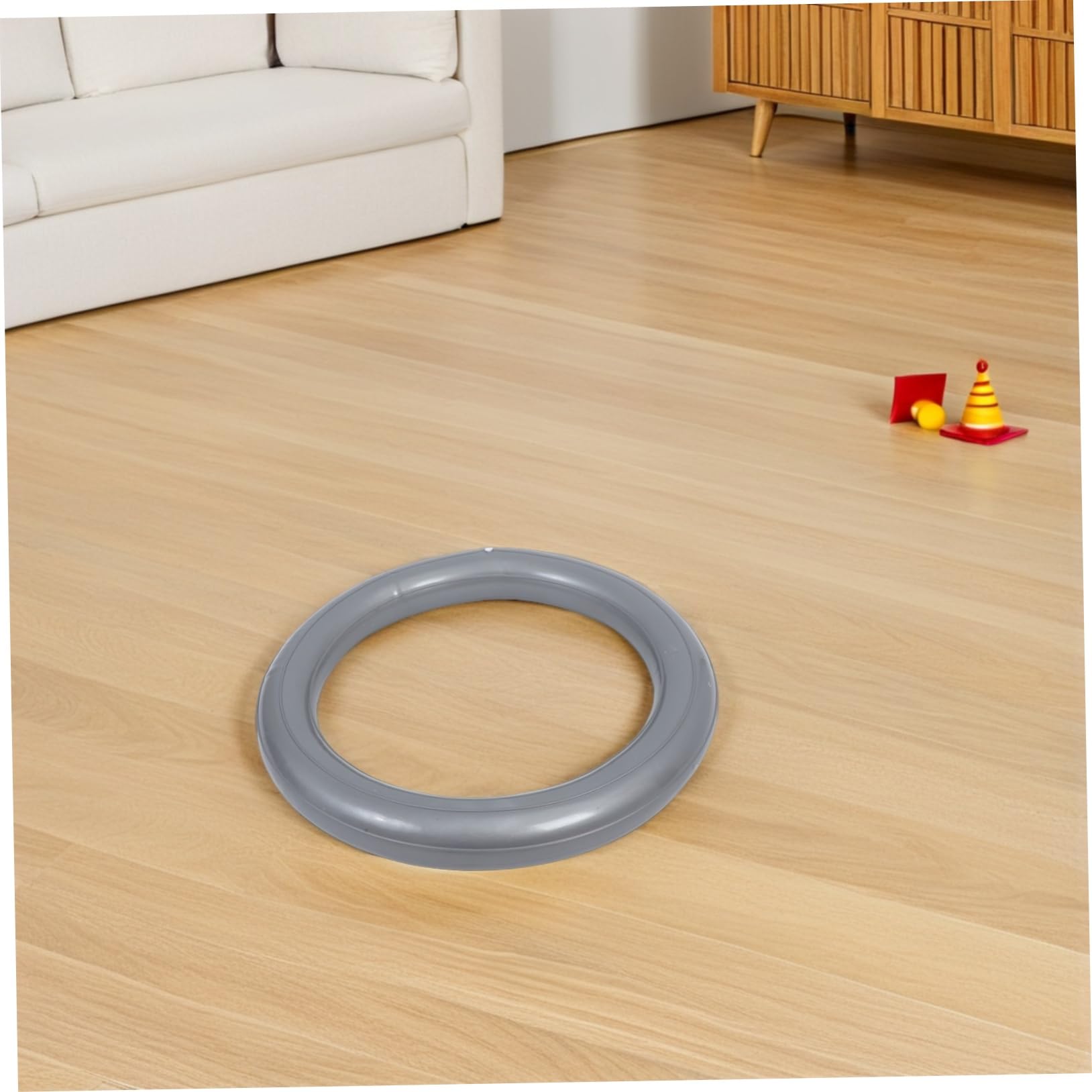 iplusmile Base Circolare per Palla Yoga e Fitness in PVC, Supporto Fisso | Anello Stabile per Casa e Palestra, Fissaggio Antiscoppio, Uso Versatile per Palla da Esercizio