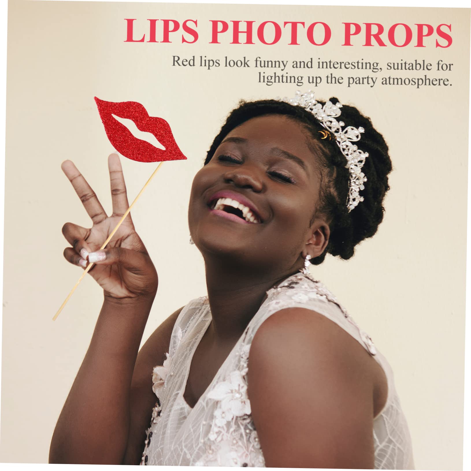 2 Sätze Teiliges Party Photo Requisiten Rote Und Pinke Handheld Lippen Props Umweltfreundlich Einfach Zu Verwenden Lustige Accessoires Für Geburtstag Hochzeit Kreative 40 Stück * 2