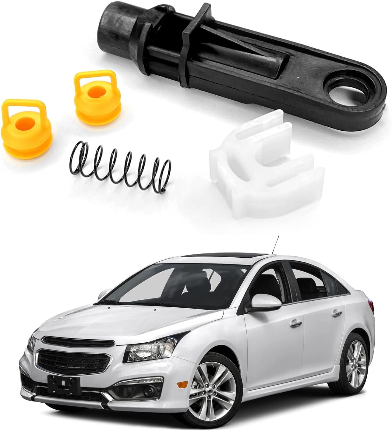 Shifter Cable Bushing Shift Linkage Bushing Repair Kit, Transmission Shift Cable for GMC Chevy Silverado 1500 2500 3500, Buick, Cadillac, RAM, Dodge, Jeep (2004-2020)14104 15276979 52855956AG