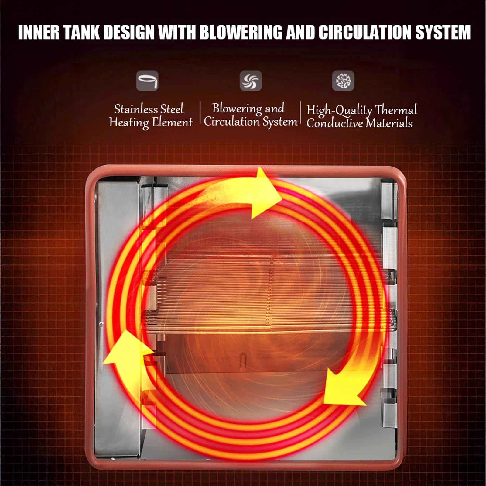 Piec suszący z nadmuchem o stałej temperaturze, wykonany ze stali nierdzewnej, z timerem i regulacją temperatury, inteligentny suszarniczy elektromechaniczny cyfrowy wyśw white Galvanized inner liner