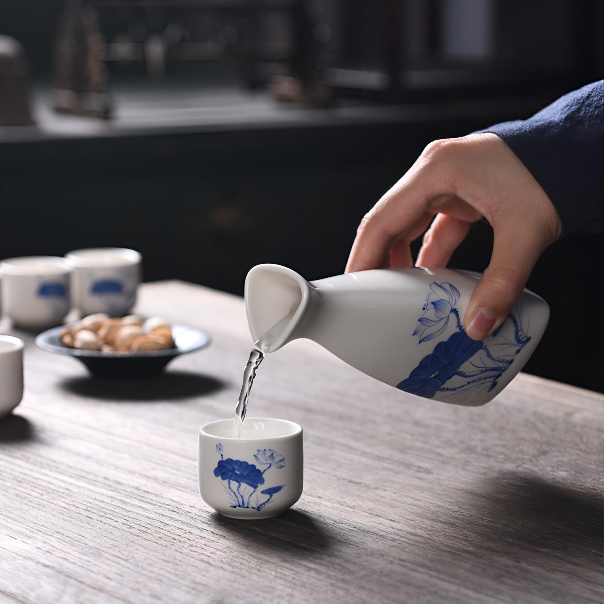 Buy LamChyar Ceramic Sake Set, Ceramic Soju Set, Japanese Sake Set