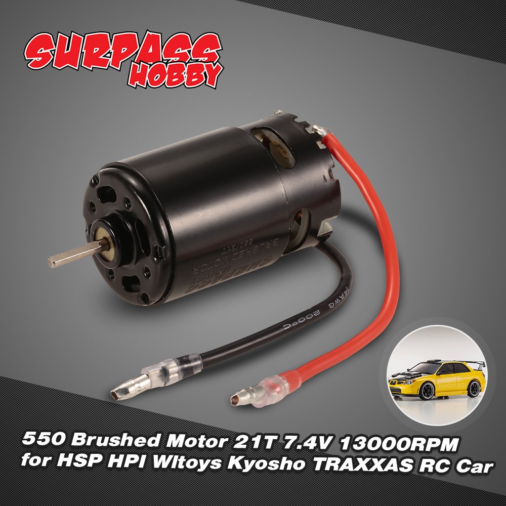 GoolRC 3800KV Brushless Motor Waterproof - Replacement For 1/14 1/16 HSP, TRX, WLtoys RC Cars & Trucks