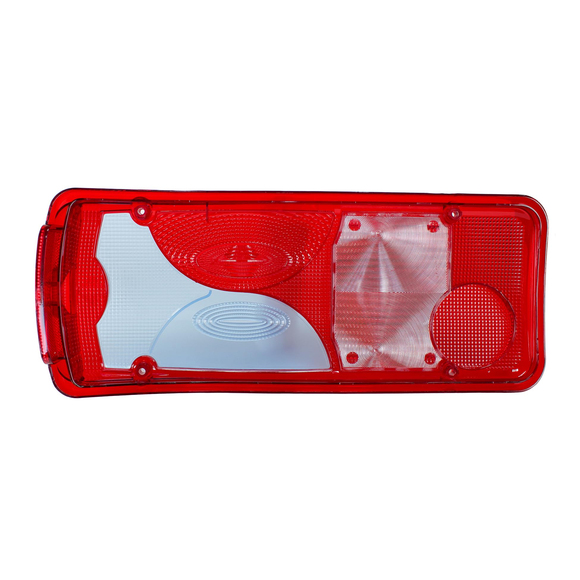 Generisch Lichtscheibe Glas Ersatzglas Heckleuchte Links Rechts für Scania MAN TGA TGL TGM TGS TGX Crafter Sprinter LKW Anhänger Rot Blau Kunststoff mit E-Prüfzeichen